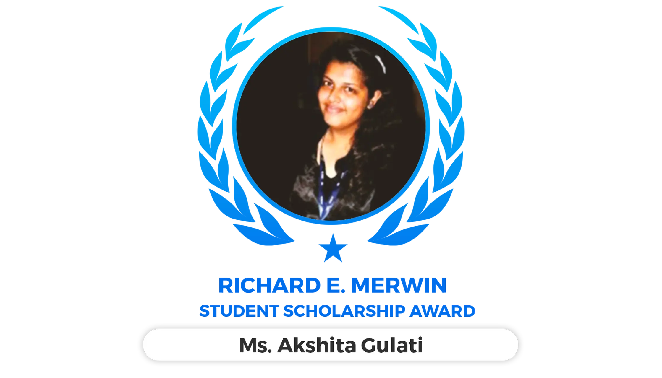 Richard E. Merwin Student Scholarship Award